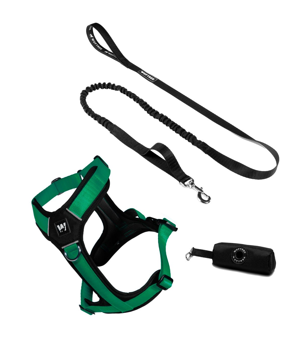 Combo Arnés Y + Correa TrekShock + Porta bolsas TrekBag