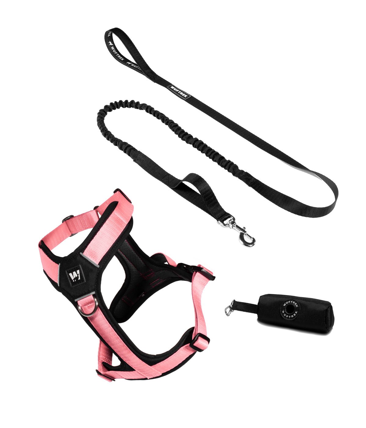 Combo Arnés Y + Correa TrekShock + Porta bolsas TrekBag