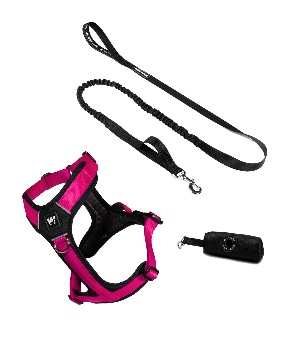 Combo Arnés Y + Correa TrekShock + Porta bolsas TrekBag