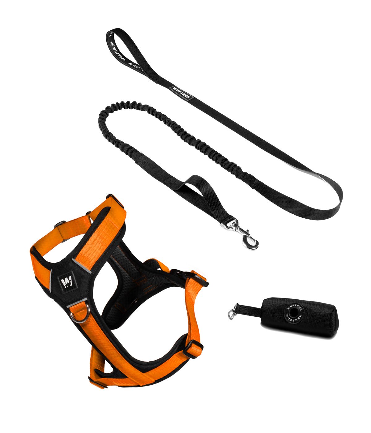 Combo Arnés Y + Correa TrekShock + Porta bolsas TrekBag