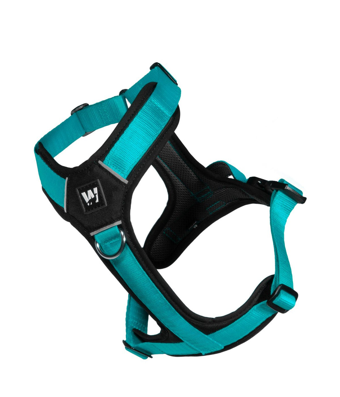 Arnés para perros en forma de Y color azul turquesa