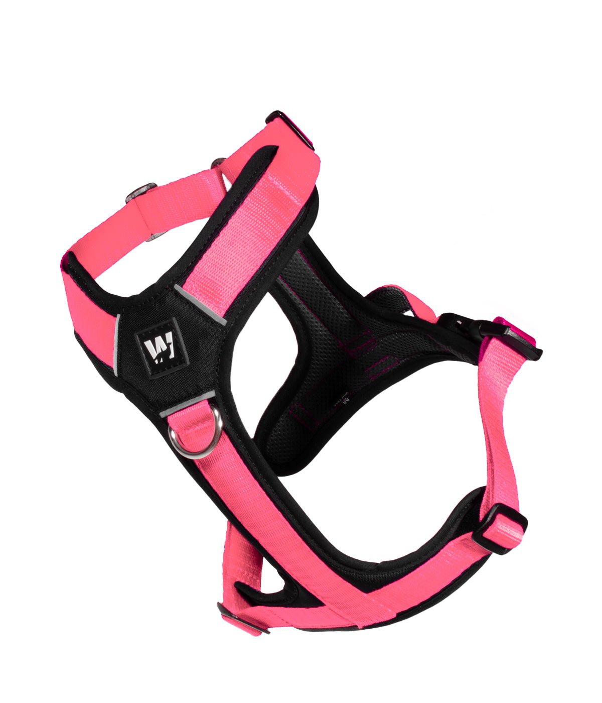 Arnés para perros en forma de Y color rosa flamingo