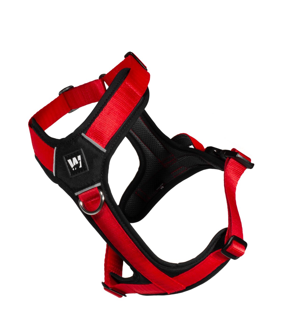 Arnés para perros en forma de Y color rojo