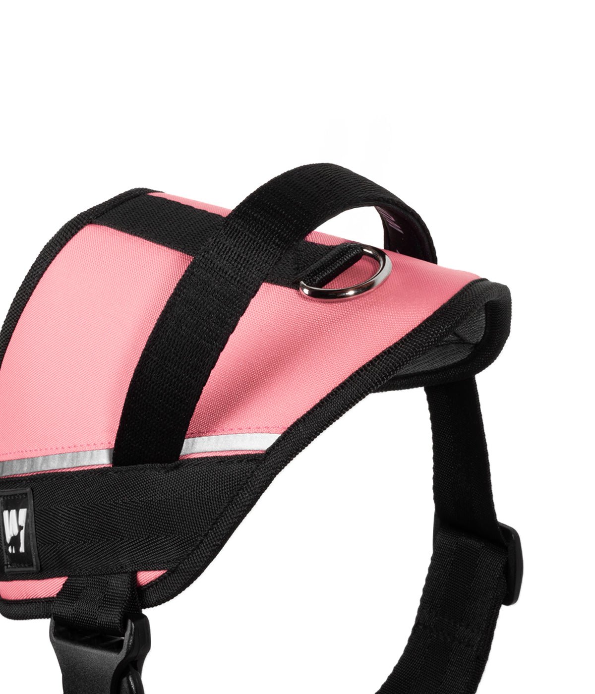 Detalle de la manija del arnés para perros UrbanTrek