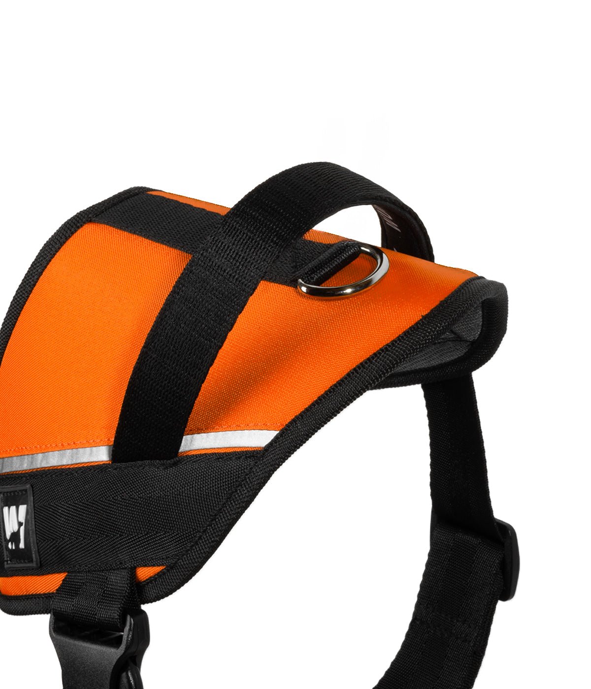 Detalle de la manija del arnés para perros UrbanTrek