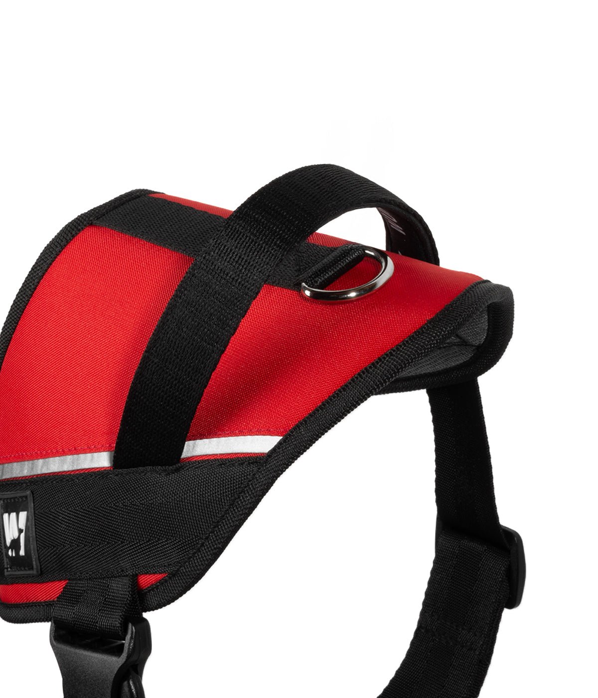 Detalle de la manija del arnés para perros UrbanTrek