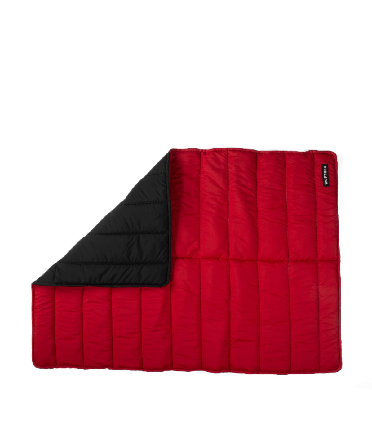 Una cama para perros en color rojo