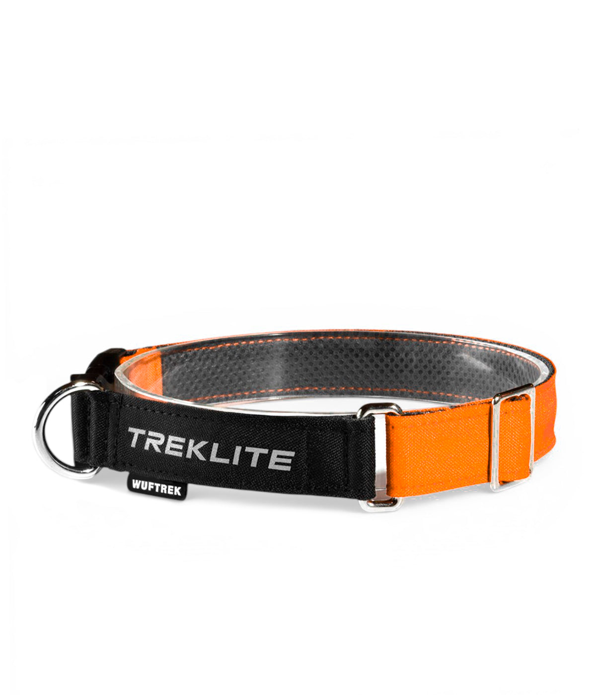 Summer orange TrekLite dog collar