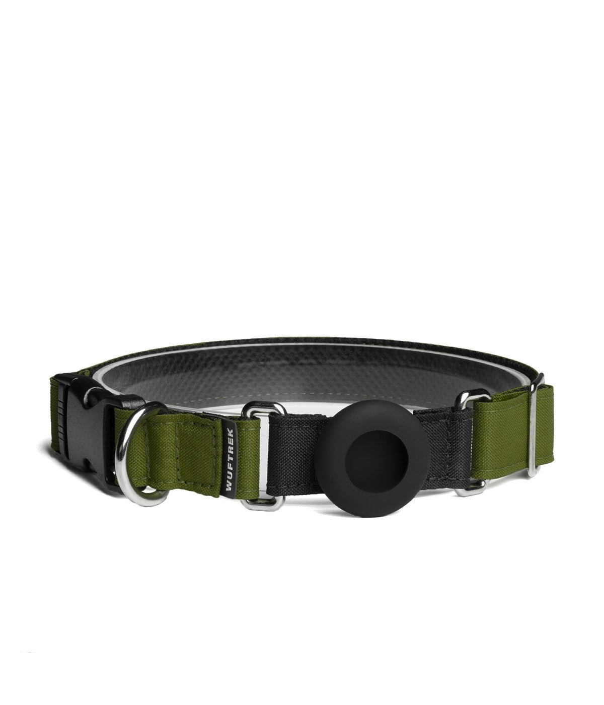Collar para perros TagTrek color verde militar