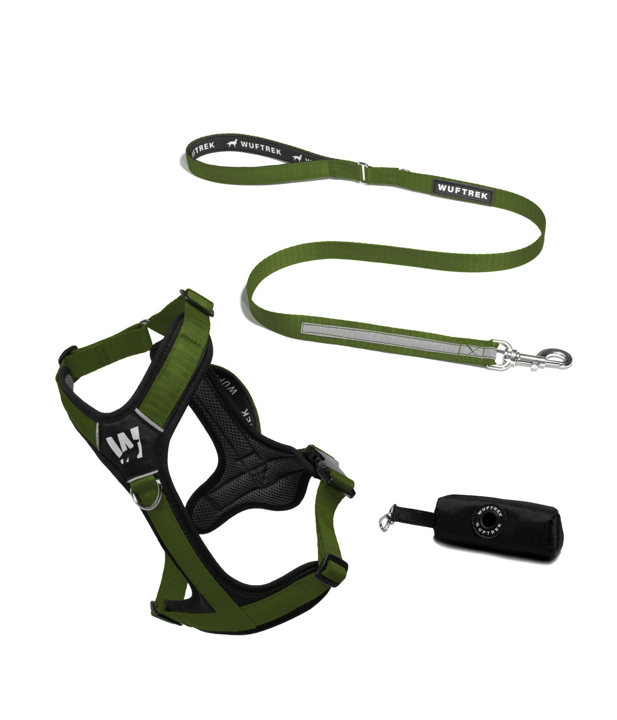 TrekFit Y-Series Ranger harness, TrekPro leash and TrekBag waste bag holder combo