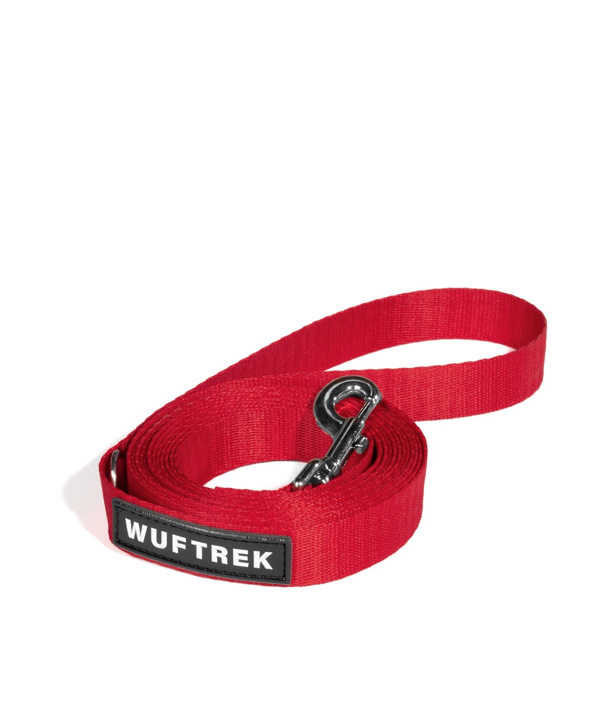 Red long dog leash