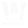 Logo de WUFTREK en color blanco
