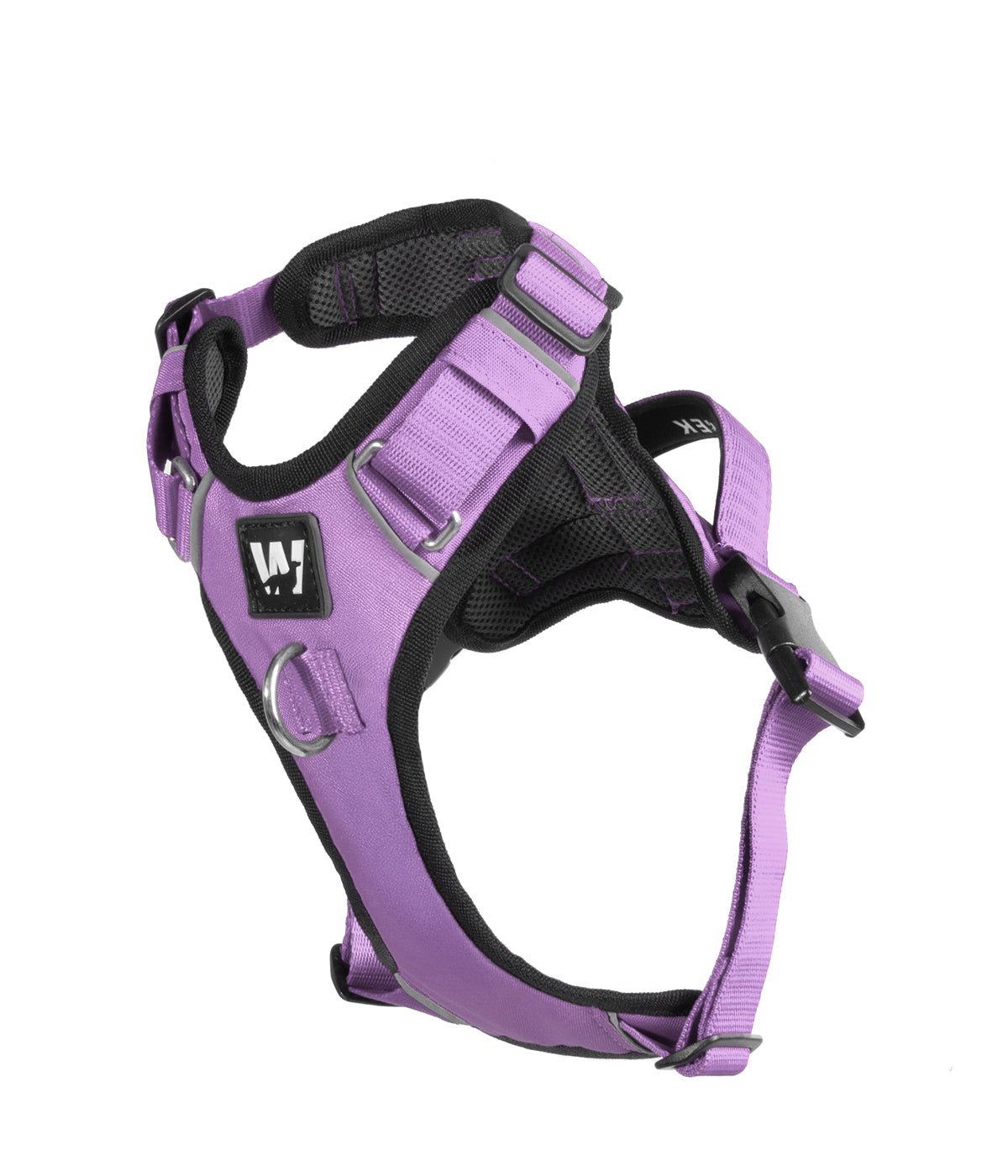 Front view of the lilac AirTrek dog harness