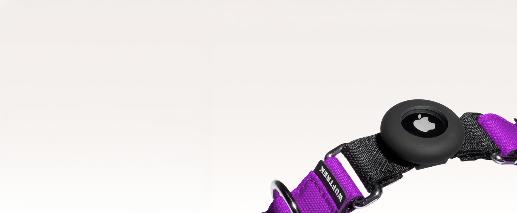 Collar TagTrek: con estuche para el AirTag de Apple - WUFTREK