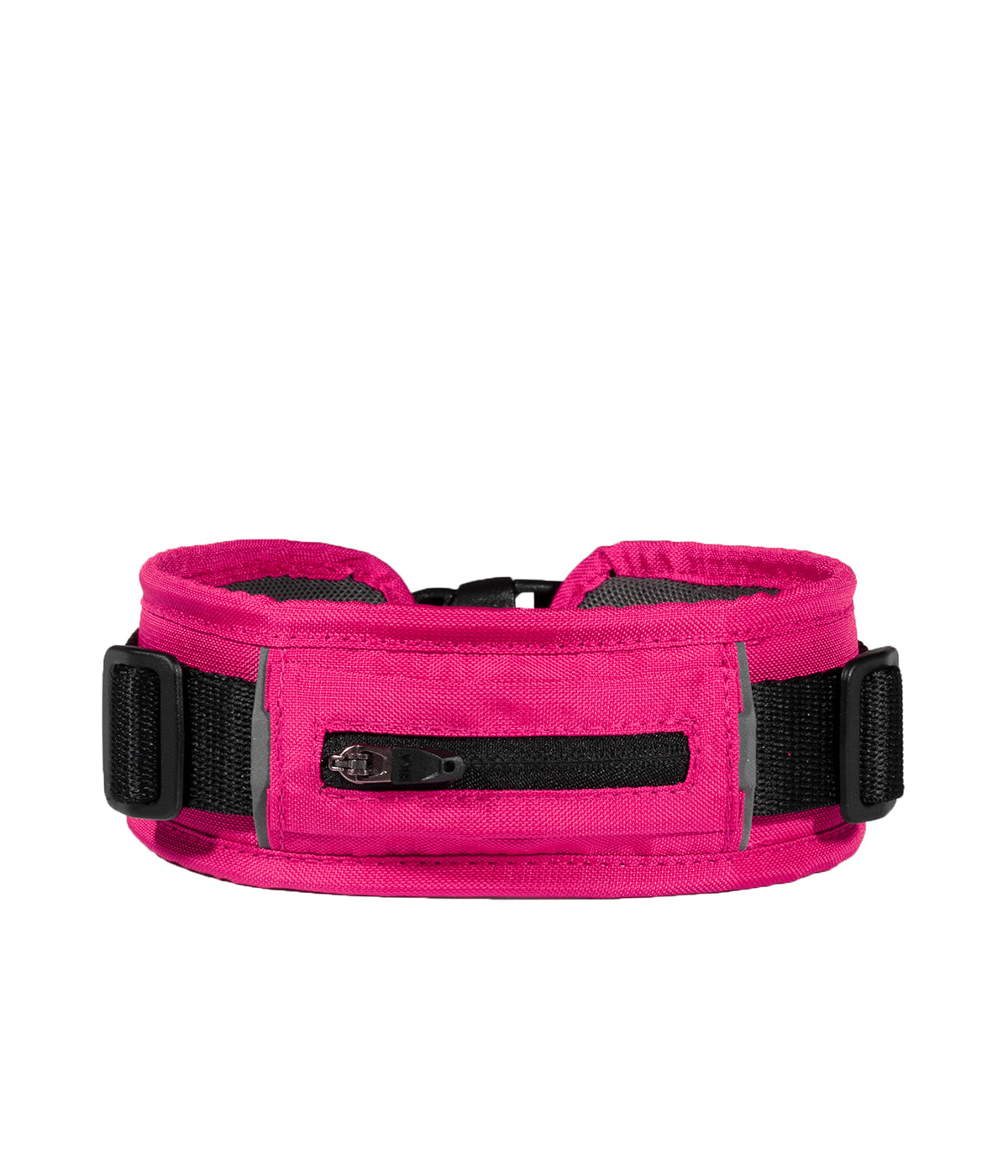 Bolsillo de seguridad del collar para perros grandes MaxTrek Find color fucsia