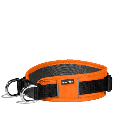 Collar para perros grandes MaxTrek Find color naranja