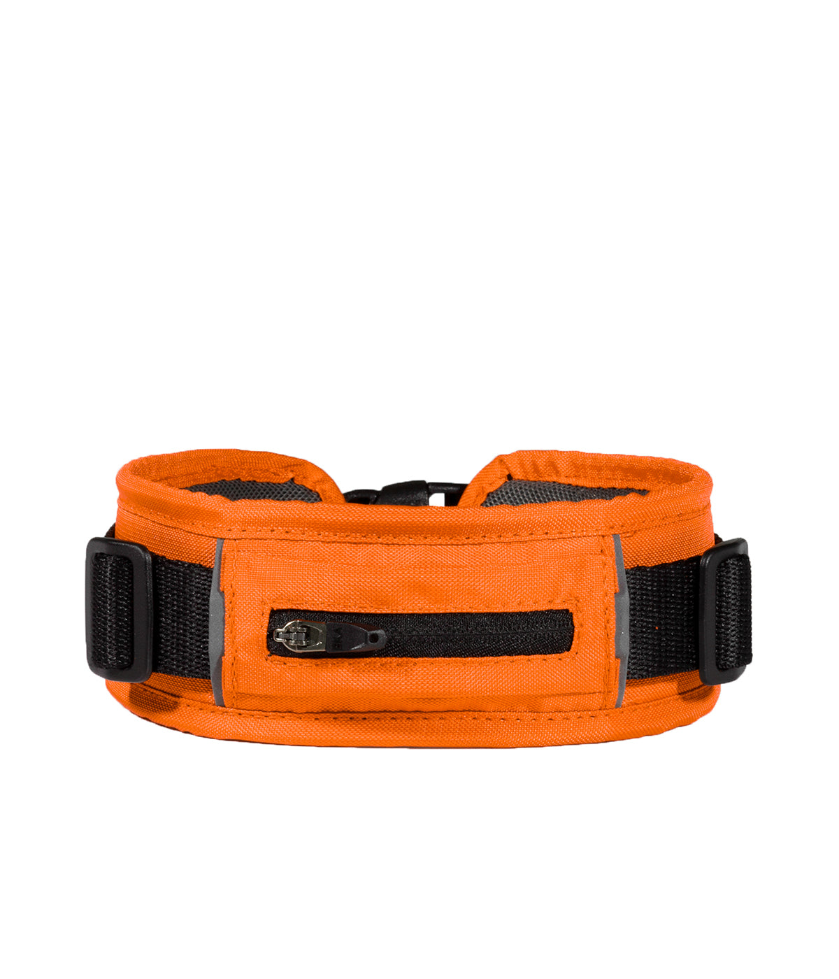 Bolsillo de seguridad del collar para perros grandes MaxTrek Find color naranja