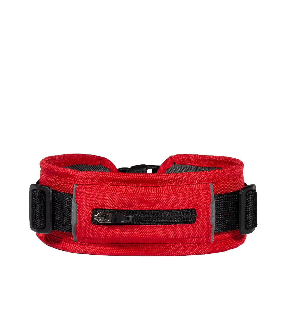 Bolsillo de seguridad del collar para perros grandes MaxTrek Find color rojo