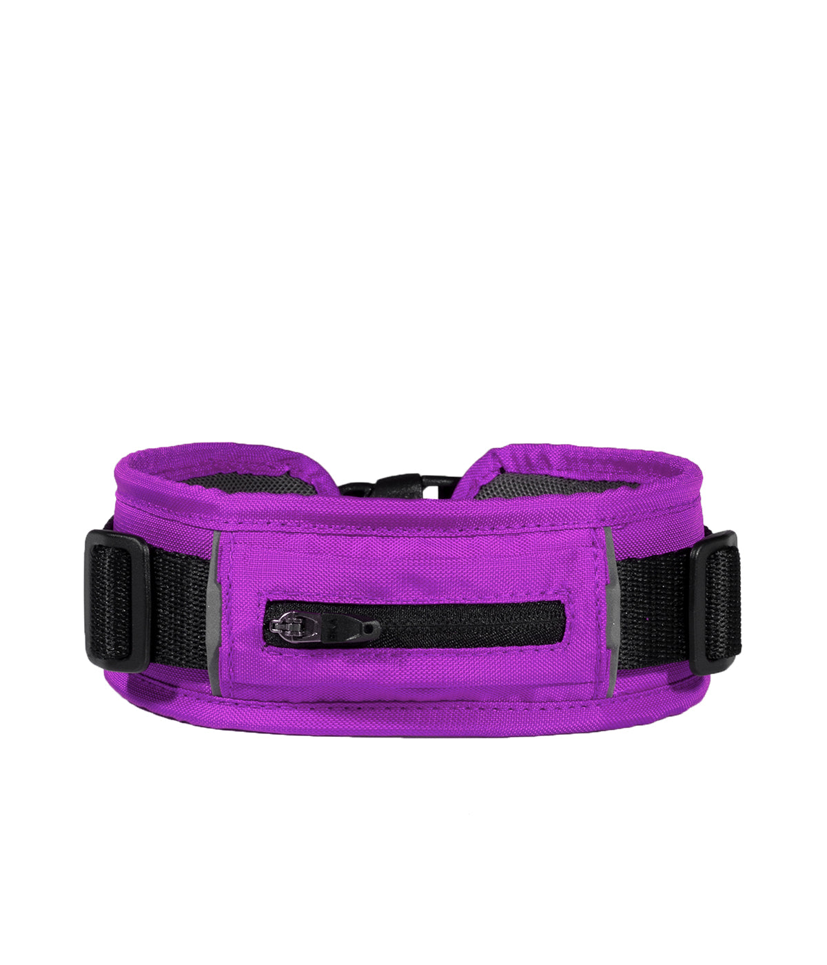 Bolsillo de seguridad del collar para perros grandes MaxTrek Find color violeta