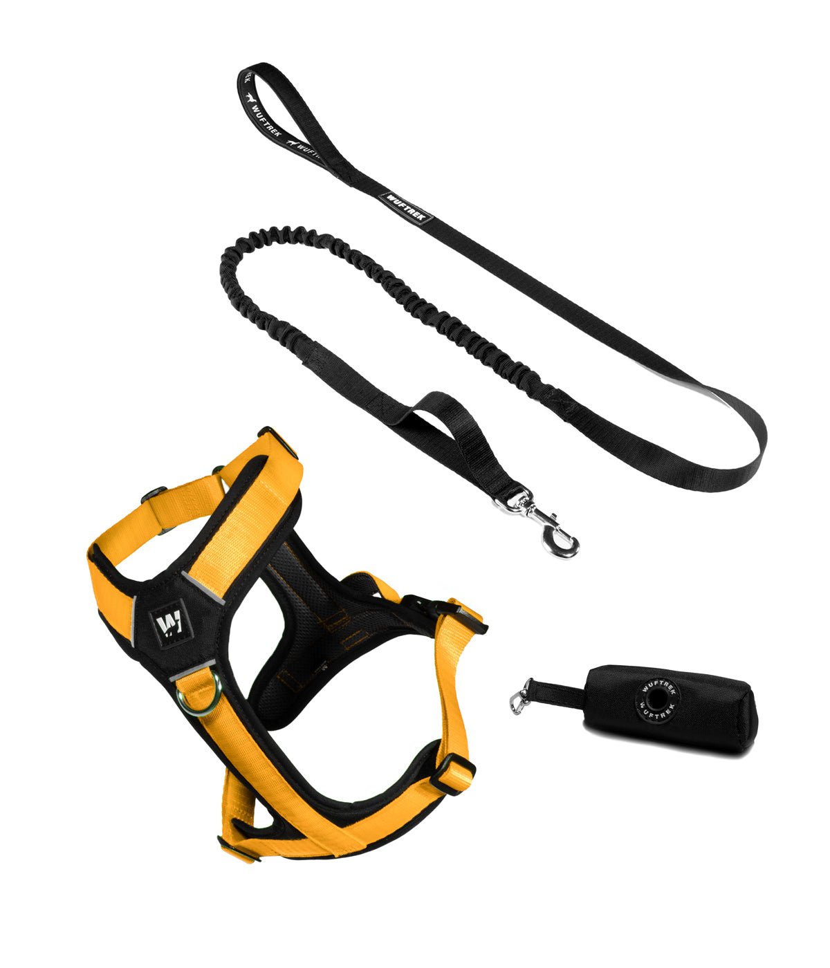 Combo Arnés Y + Correa TrekShock + Porta bolsas TrekBag