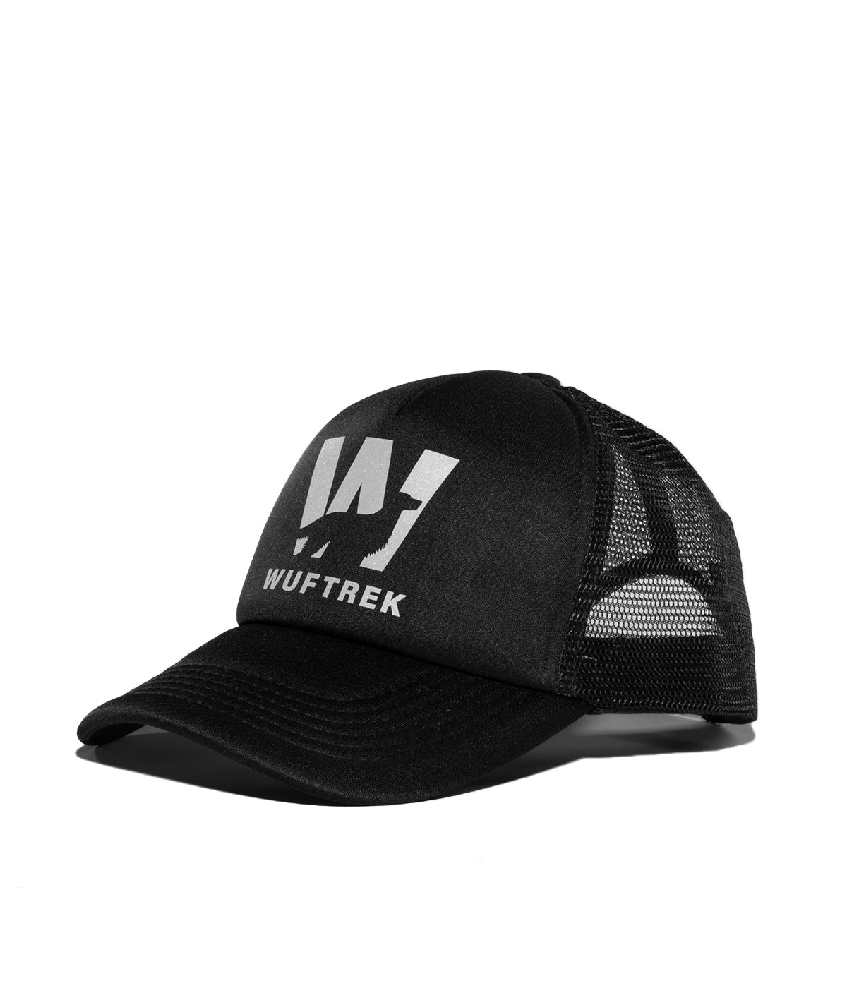 Close-up of the black unisex cap