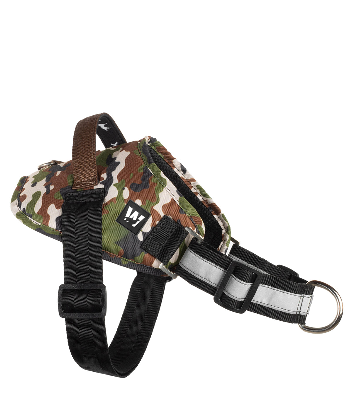 Arnés estampado para perros color camuflado