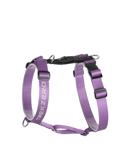 Arnés en forma de H para perros en color lila