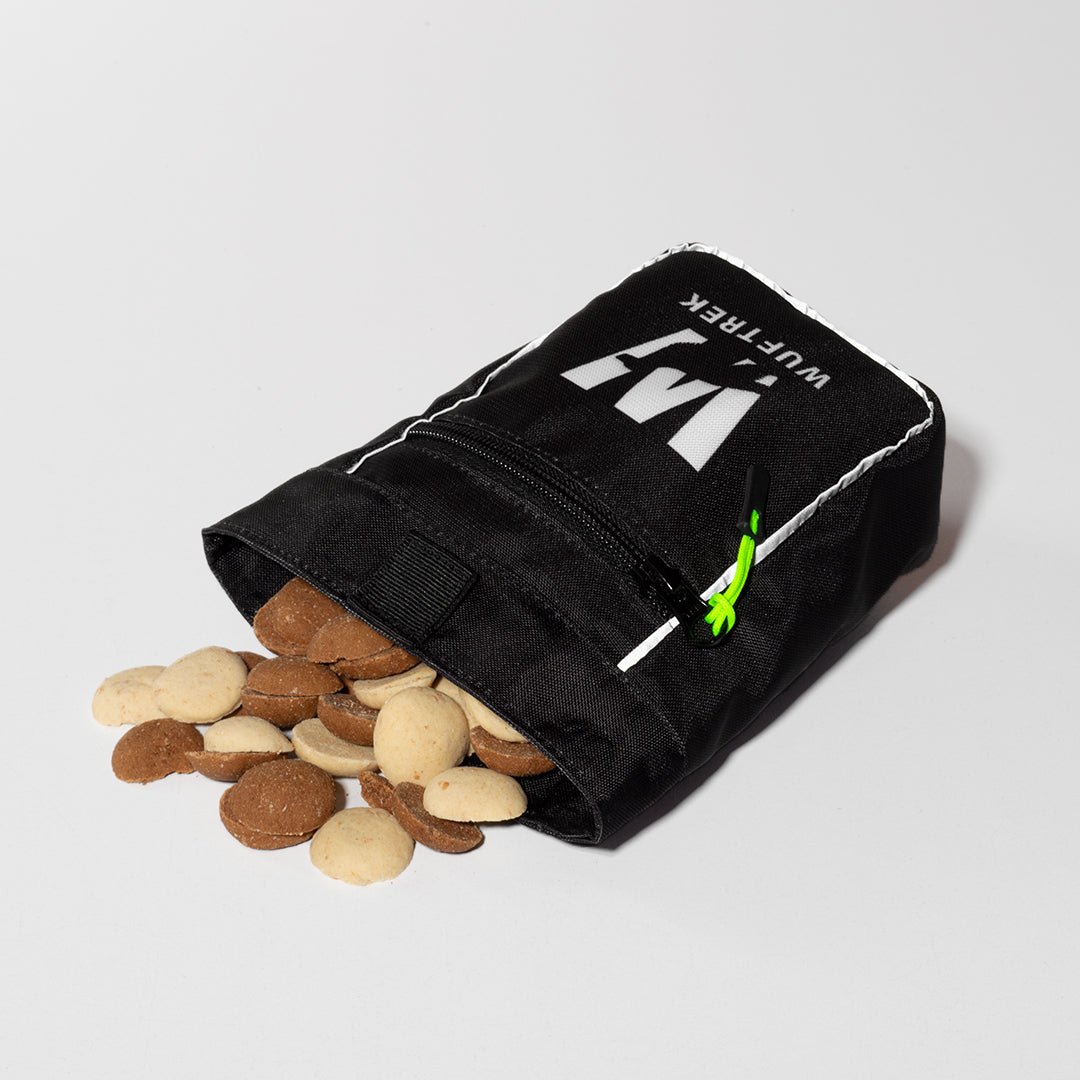 Black dog treat pouch