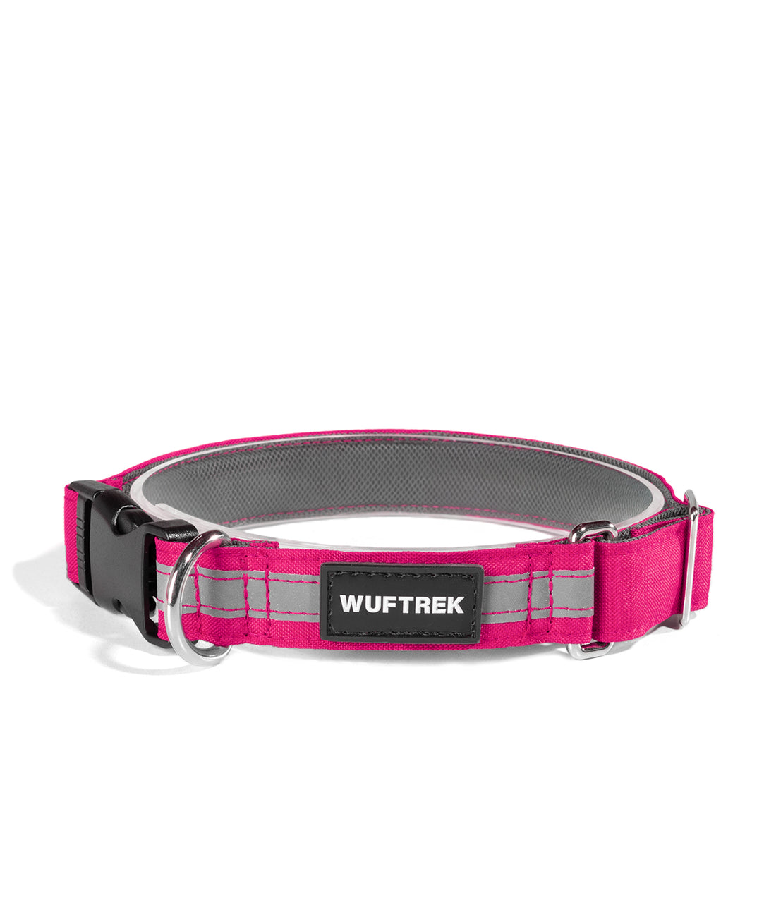 Collar para perros color fucsia