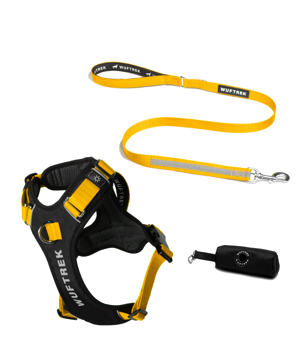 AirTrek Pro Trekker harness, TrekPro leash and TrekBag waste bag holder combo