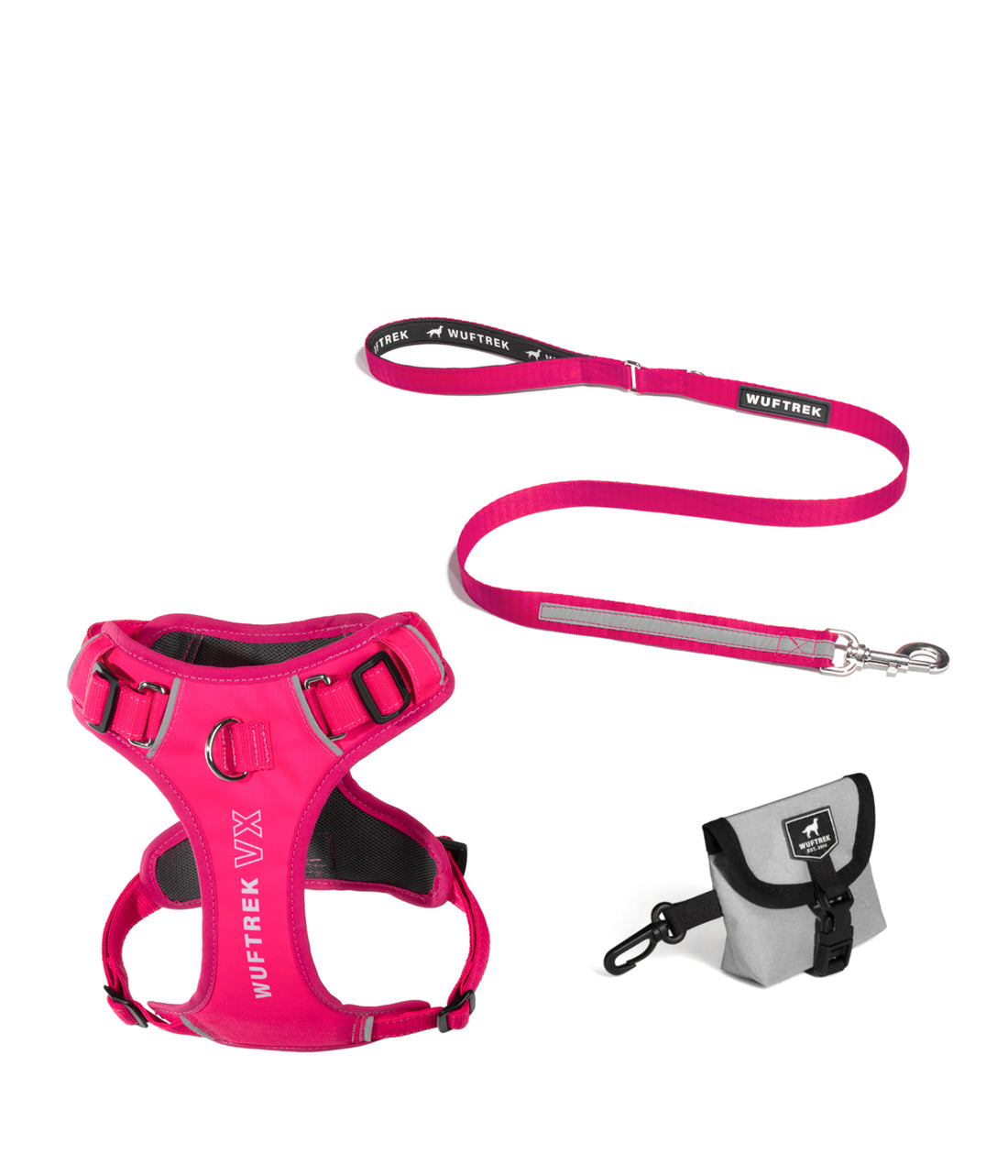 Combo para perros AirTrek 3.0 referencia VX color fucsia