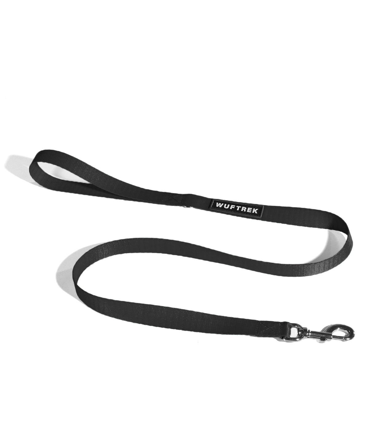 Black dog leash
