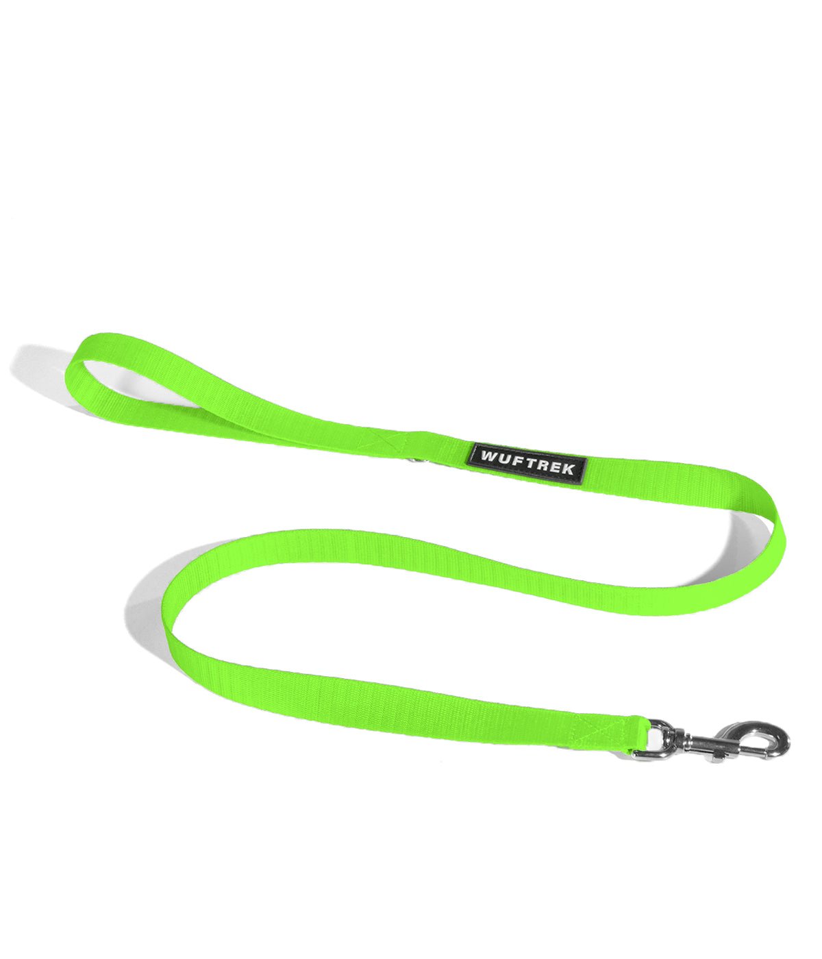 Neon green dog leash