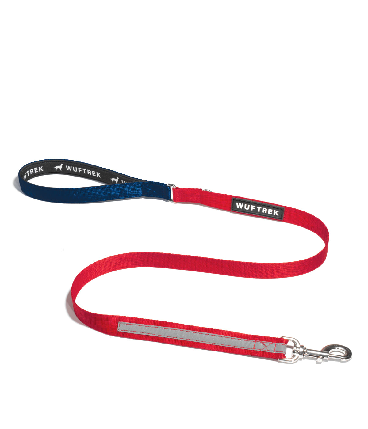 Correa para perros TrekPro color rojo y azul