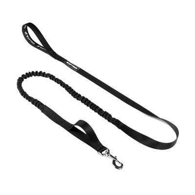 Correa anti shock con manija para perros color negra #color_negro