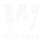 Logo de WUFTREK en color blanco