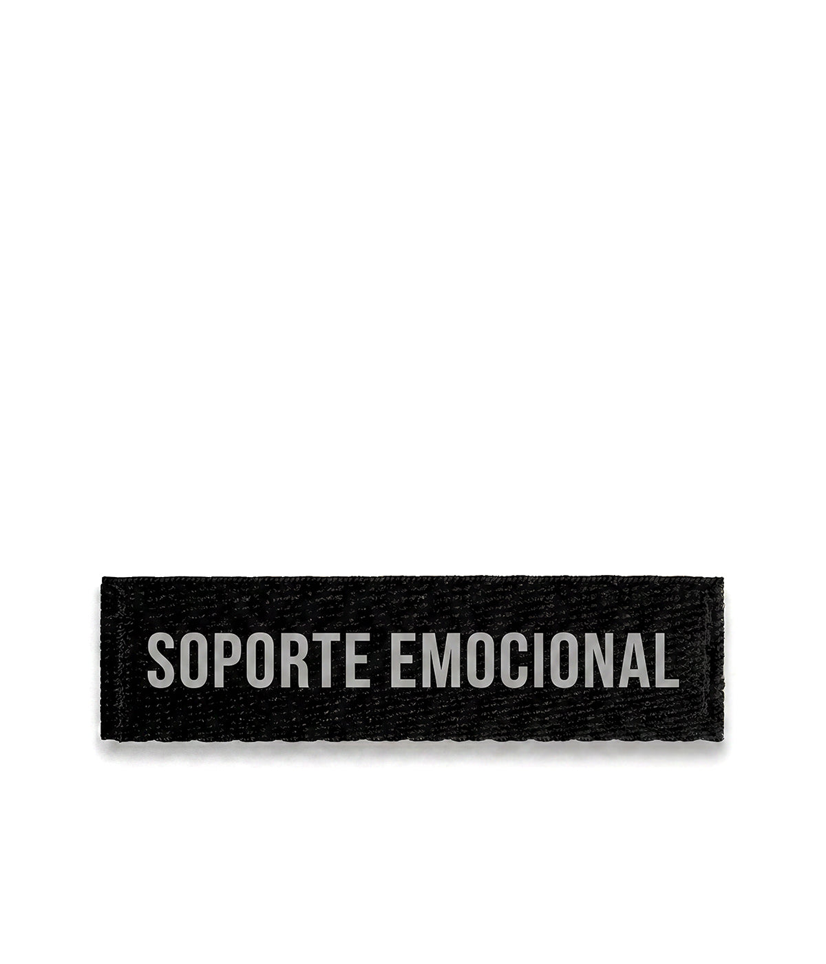 Reflective dog patch reading Emotional Support