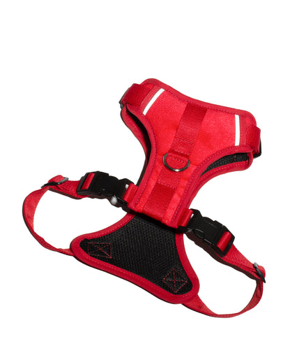 Pechera Anti tirones para Perros EasyTrek vista revés color rojo