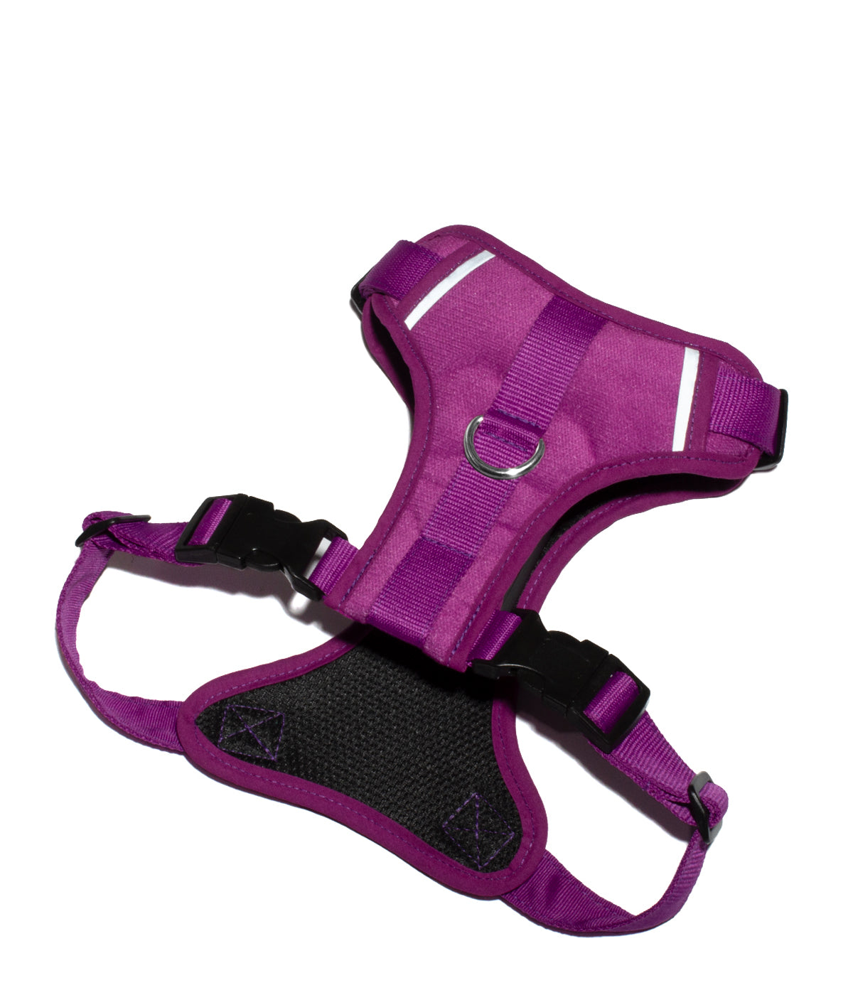 Pechera Anti tirones para Perros EasyTrek vista revés color violeta