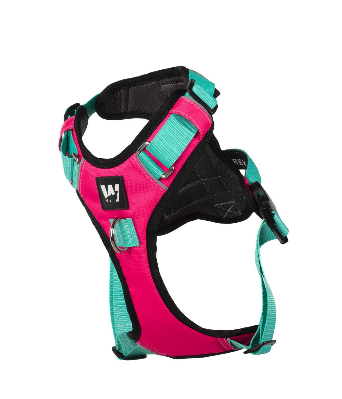 Pechera para perros AirTrek color fucsia y menta 